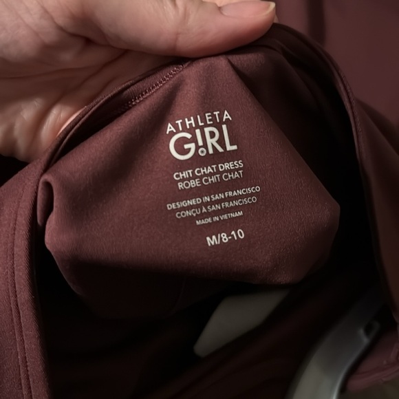 Athleta Girl Chit Chat Dress in Rich Maroon - Picture 4 of 4